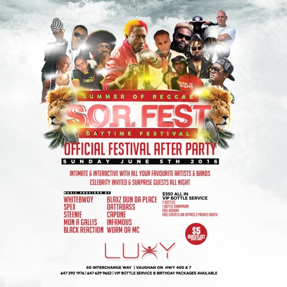 SUMMER OF REGGAE OFFICIAL FESTIVAL AFTERPARTY